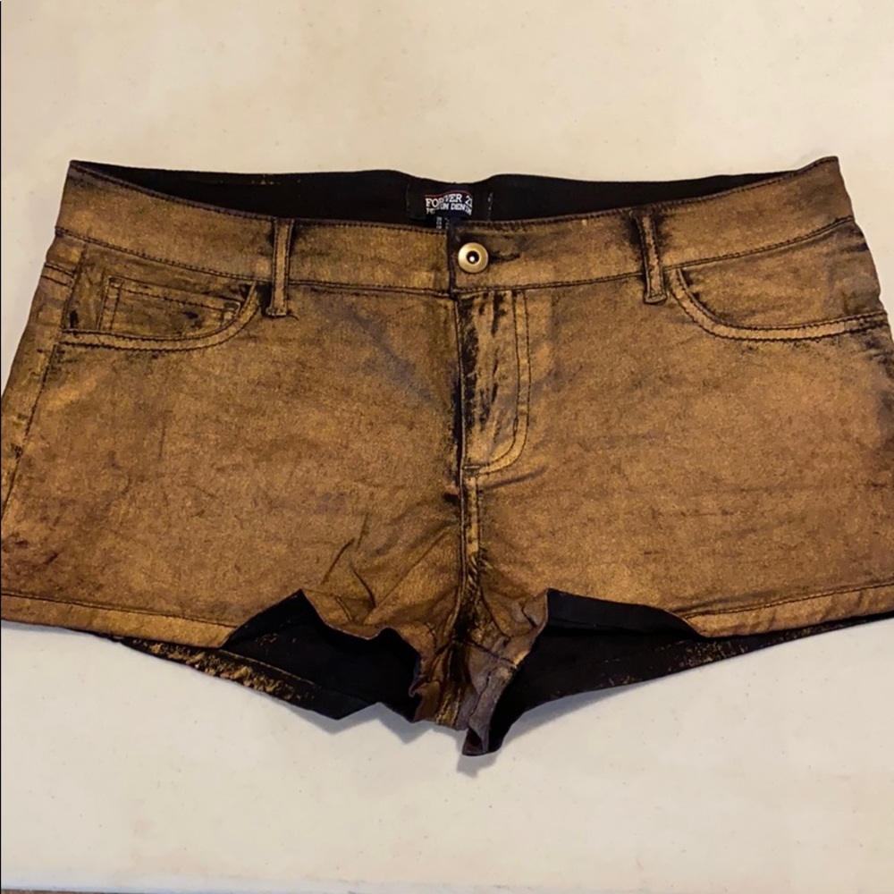 Gold shorts
